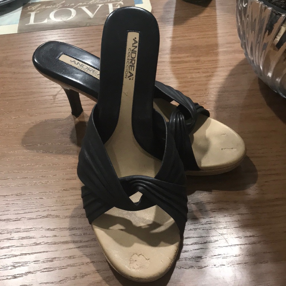 Andrea black heels